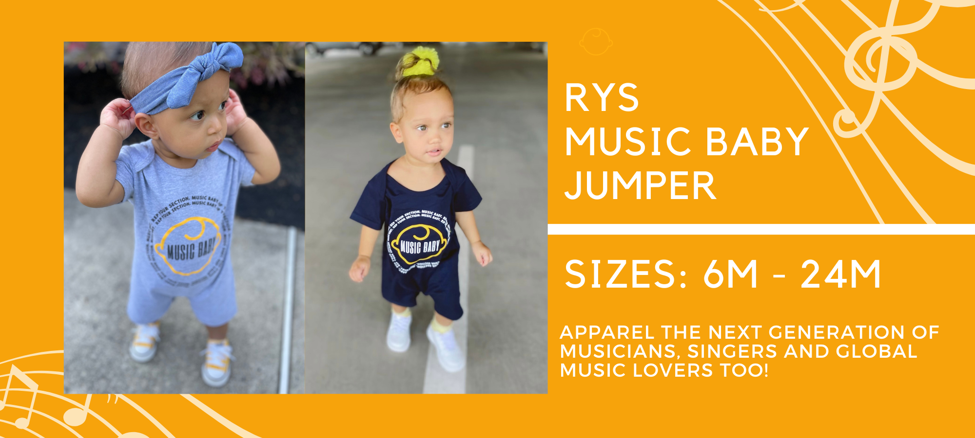 Load video: RYS Music Baby One Piece Jumper