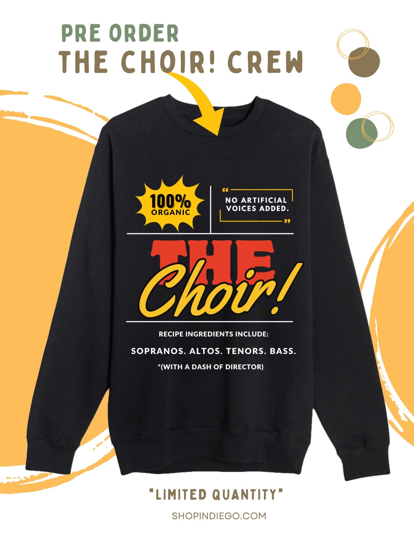 CHOIR RECIPE CREWNECK